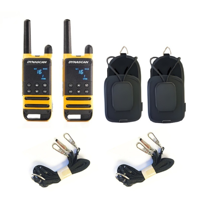 Pack Dynascan P19 + 2 Schutztaschen mit Riemen