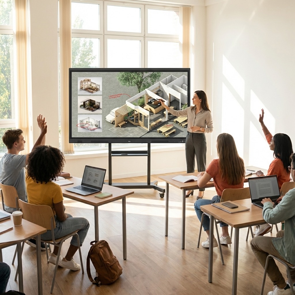 LG CreateBoard TR3DQ Interaktiver Monitor 65''