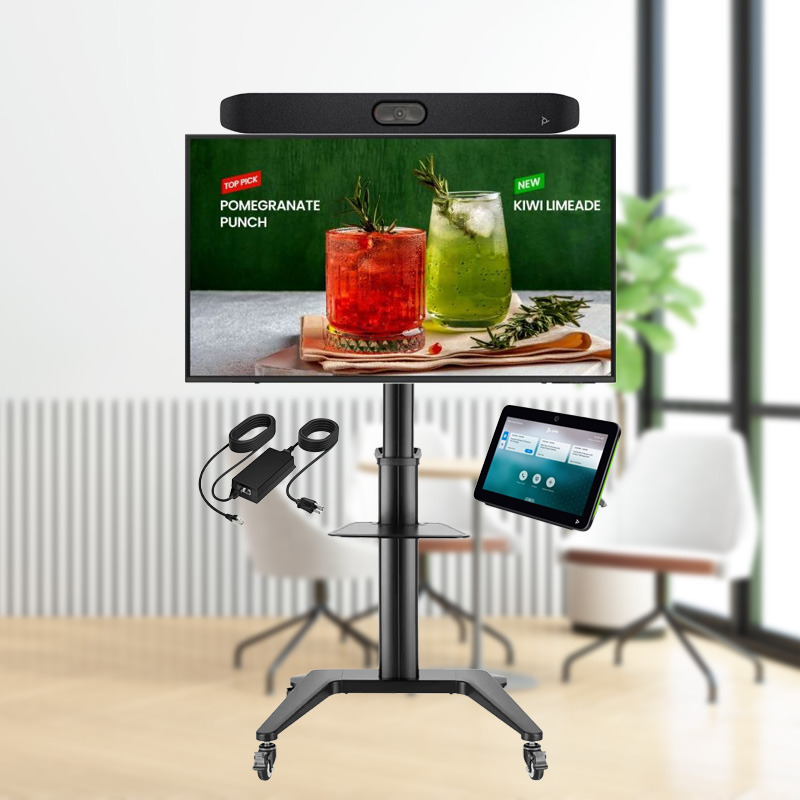 Pack Poly MTR Android Huddle Room mit Rollwagen