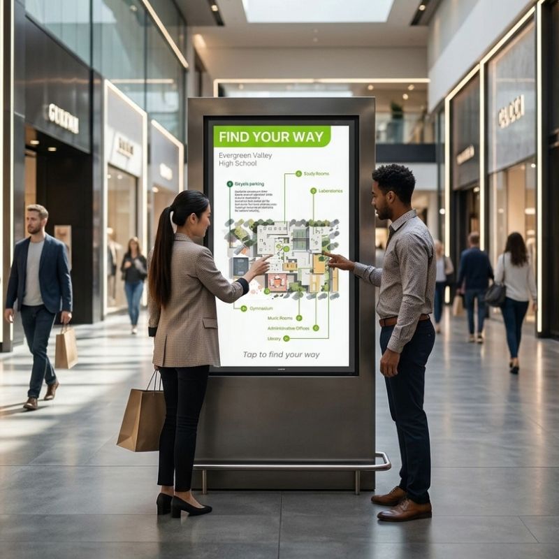 Philips 55BDL3751T 4K-Touchscreen-Kiosk, 55