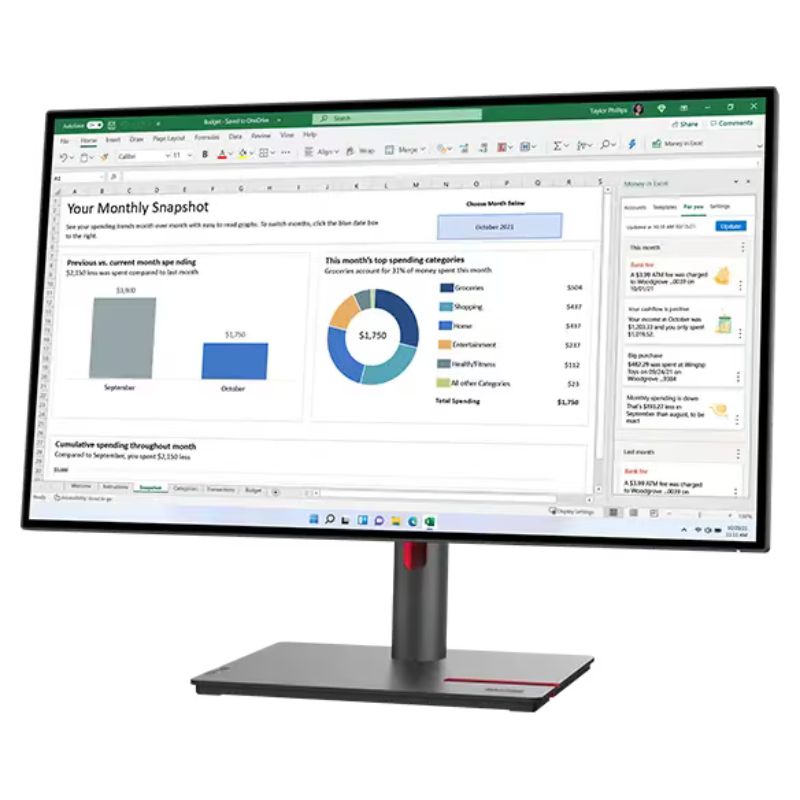 Lenovo ThinkVision P27h USB C QHD Monitor