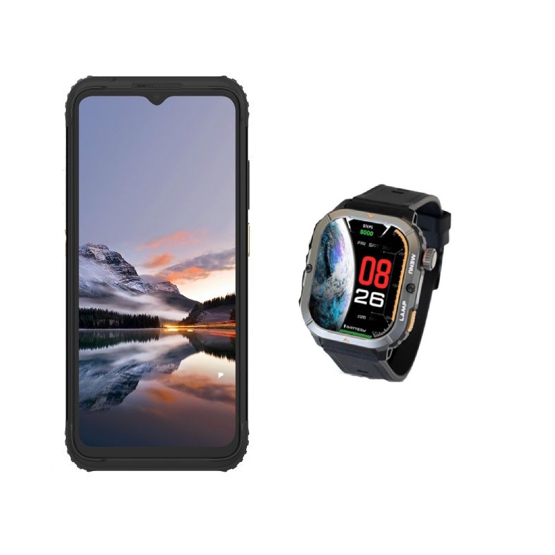4G-Smartphone-Paket AGM H6 Pro + Smartwatch Legion 3