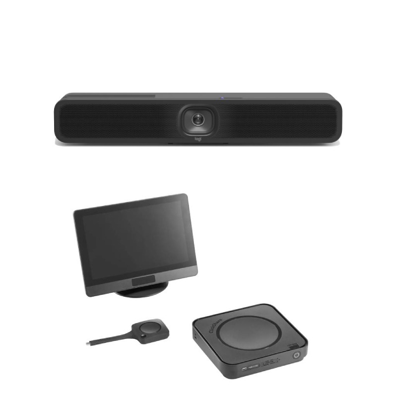 Pack Logitech MeetUp 2 + Barco ClickShare Hub Core