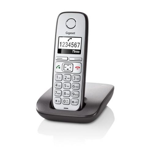 Freisprechfunktion schwarz Grosse Tasten Telefon Grafik Display Schnurlostelefon / 2 Mobilteile Gigaset E310A Duo Telefon Analog Telefon Anrufbeantworter 