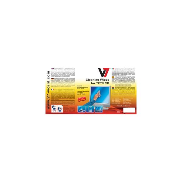  V7 - Bildschirmreinigungstücher