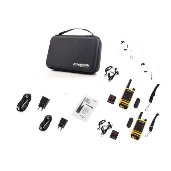 Pack Dynascan P19 + 2 Ohrhaken Headsets