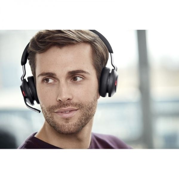 Jabra Evolve2 65 USB-C UC Duo mit Ladestation
