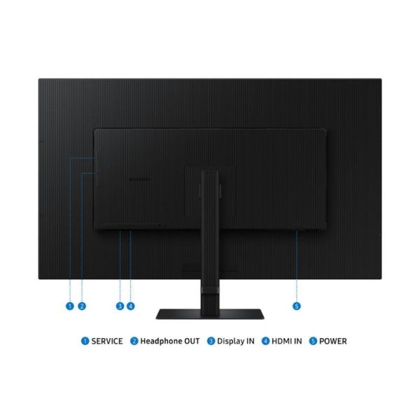 Samsung ViewFinity S7 S37D700 rear connectivity ports