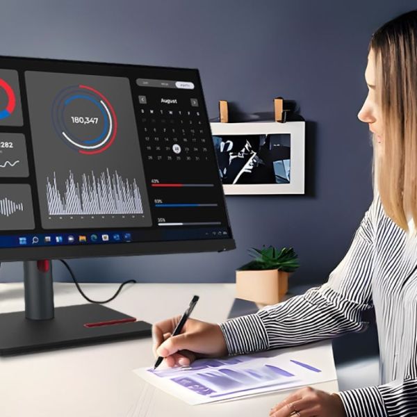 Lenovo ThinkVision P24h 30 USB C QHD Monitor