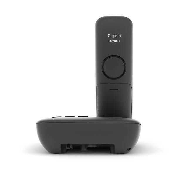 Gigaset A690A - schwarz (Mit Anrufbeantworter)