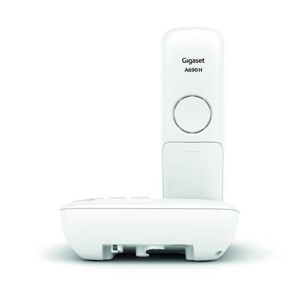 Gigaset A690A - weiß (Mit Anrufbeantworter)