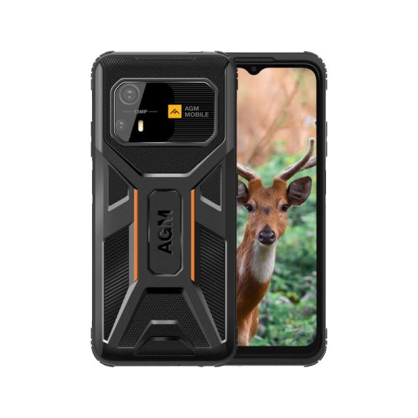 AGM HMAX PRO Rugged Smartphone Front and Rear View