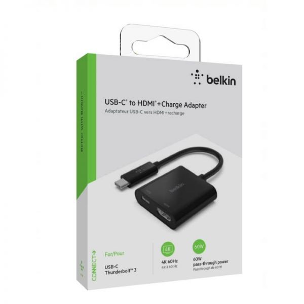 Belkin USB-C auf HDMI-Adapter + Aufladen