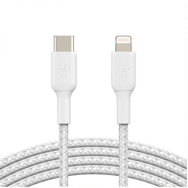 Belkin Lightning USB-C-Kabel weiß 1m