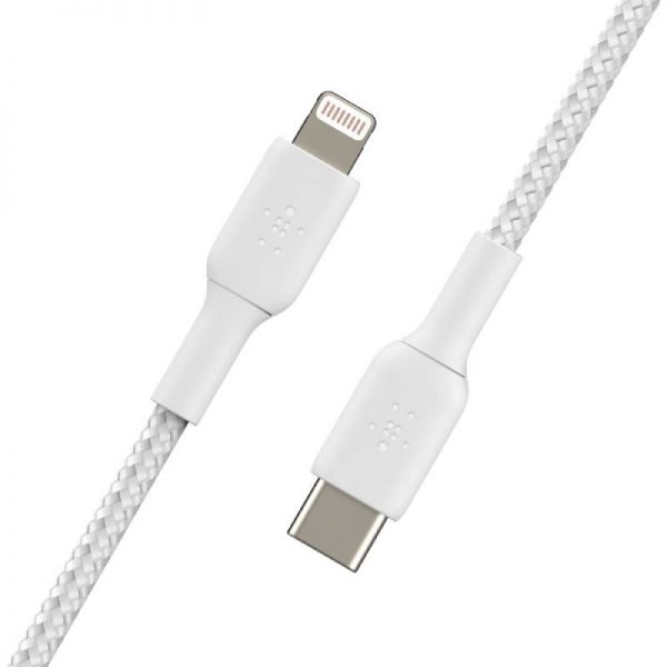Belkin Lightning USB-C-Kabel weiß 1m