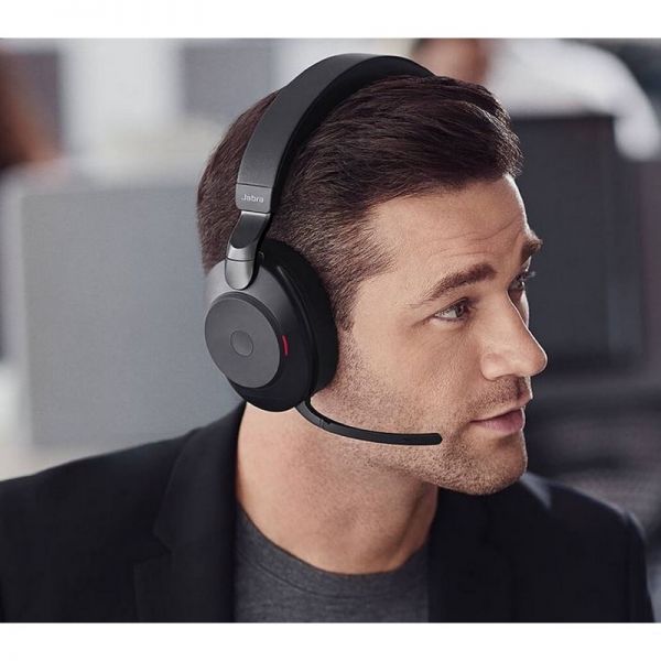 Jabra Evolve2 85 Duo USB-C Teams - Schwarz