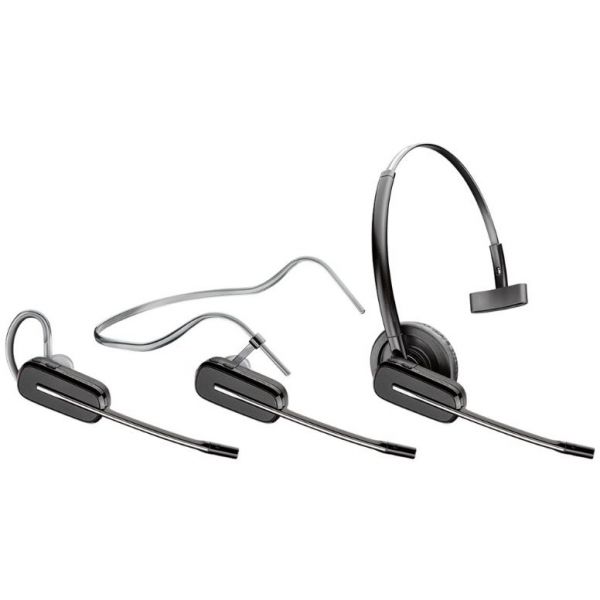 Plantronics Savi 8200: Cuffie Wireless Bluetooth/DECT Per Ufficio E Call Center, Mono, Nero