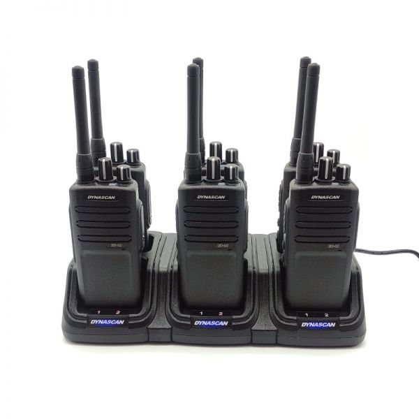 6er Pack Dynascan EU-85 + 1 Multiladegerät