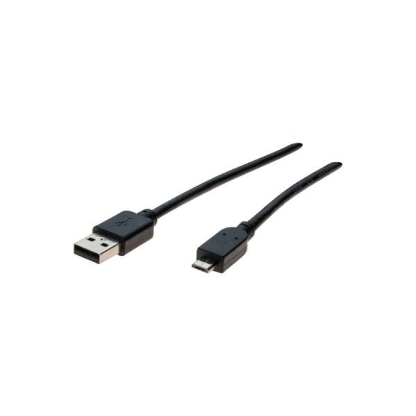 USB-A auf Micro B 2.0-Kabel schwarz