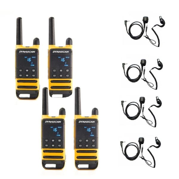 4er Pack + 4 austauschbare Ohrhaken Headsets 