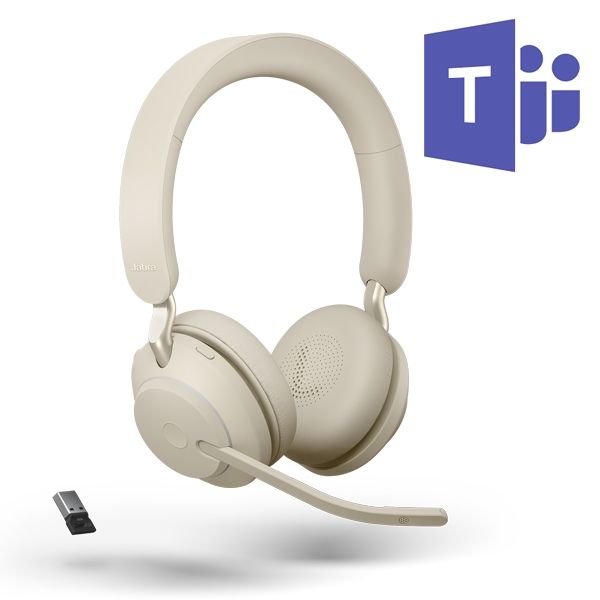 Jabra Evolve2 65 USB-A MS Stereo - beige