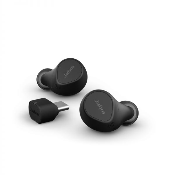 Jabra Evolve2 Buds USB-C MS + schnurloses Ladegerät