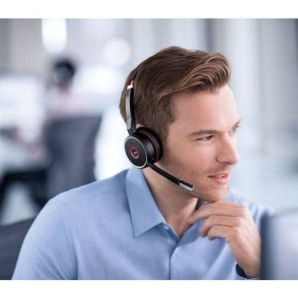 Jabra Evolve 75 UC Stereo, Link 380 Refurbished