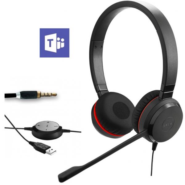 Jabra Evolve 30 II MS Stereo (USB + 3,5mm Klinke)