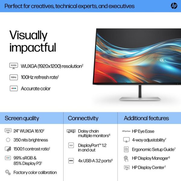HP Serie 7 Pro 24 Zoll WUXGA-Monitor