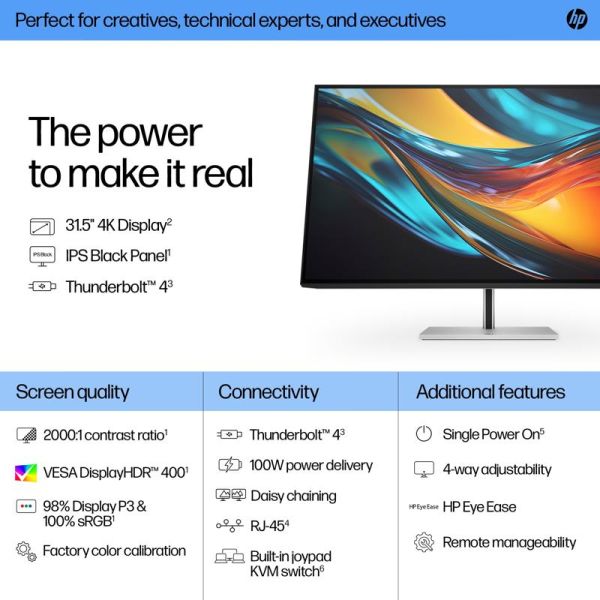 HP Serie 7 Pro 31,5-Zoll 4K-Monitor