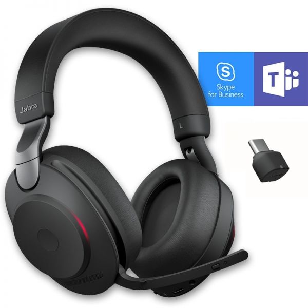 Jabra Evolve2 85 Duo USB-C Teams - Schwarz