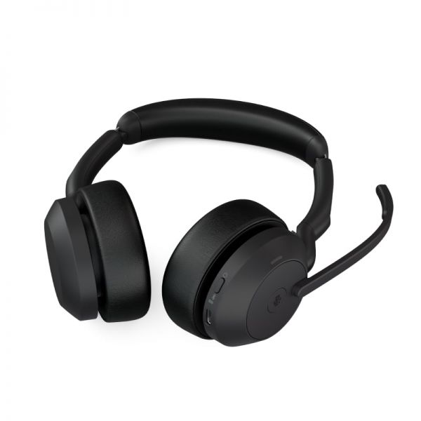 Jabra Evolve2 55 Stereo MS mit USB-C Dongle + Ladestation