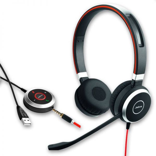 Jabra Evolve 40 MS Stereo (USB + 3,5mm Klinke) - 6399-823-109