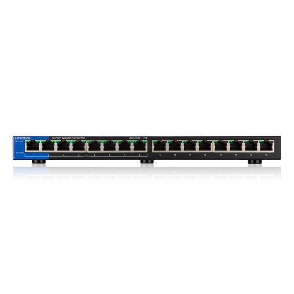 Linksys LGS116P 16 PoE-Anschlüsse