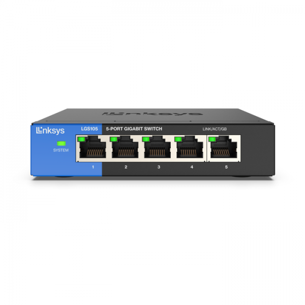 Linksys LGS105 5-Port Desktop Gigabit-Switch