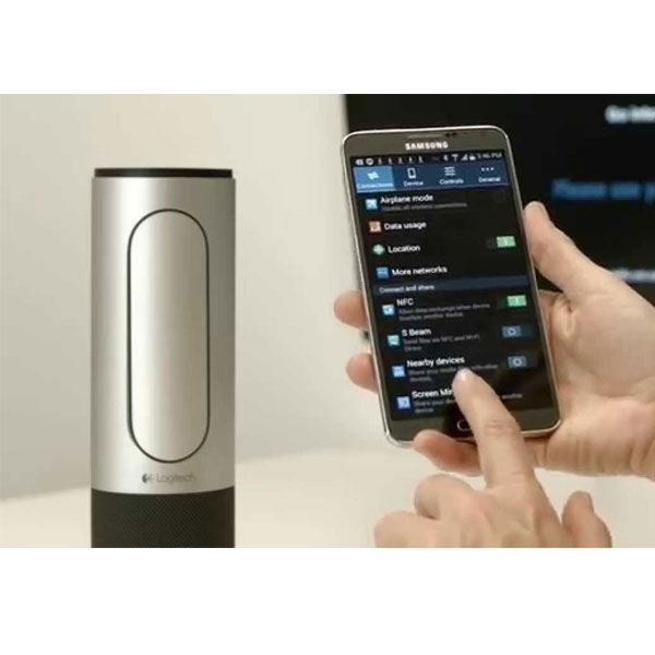 Logitech ConferenceCam Connect Verbindung mit Smartphone