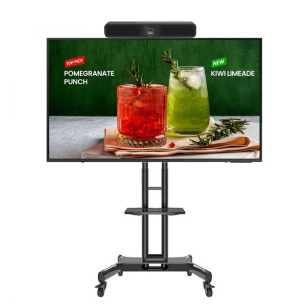 Pack Logitech & Samsung - 4K 55'' Display + Kamera + Rollwagen