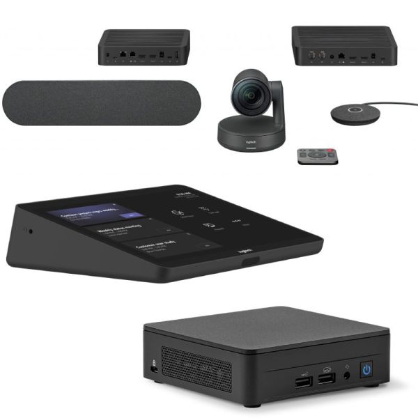 Logitech TAPRALMSTASU Bundle für mittelgroße Räume