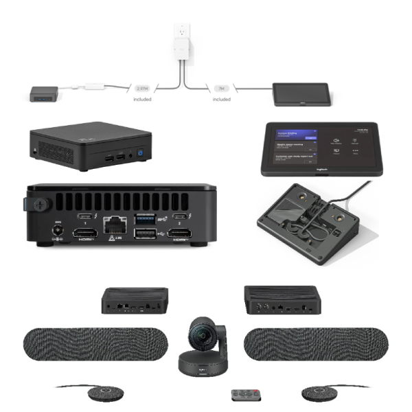 Logitech TAPRAPMSTASU Bundle für große Räume
