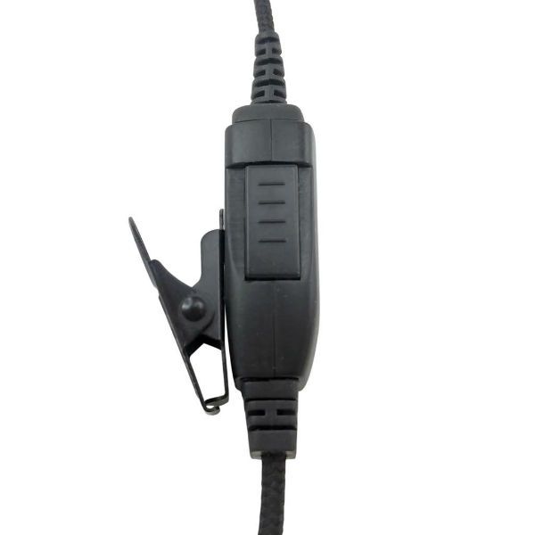 Headset mit geflochtenem Glasfaserkabel für Kenwood TK-3601