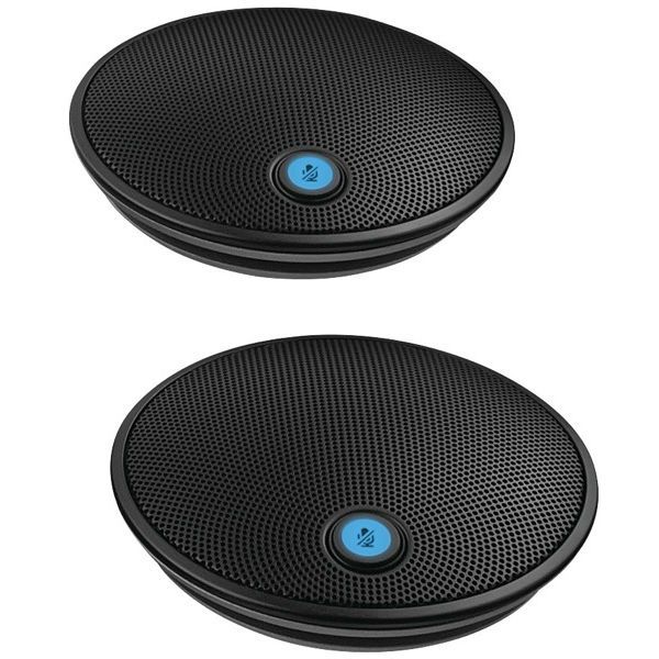 2 Zusatz-Mikrofone für Logitech Group