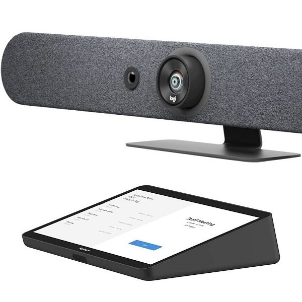 Logitech Rally Bar Mini + Logitech Tap für Zoom Rooms