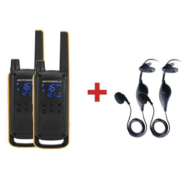 Motorola TLKR T82 Extreme + 2 Kits portátiles