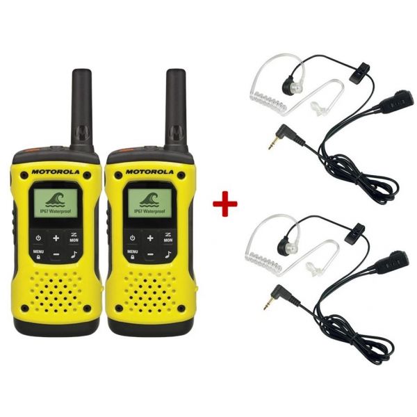 Motorola T92 Duo + 2 Bodyguard headsets