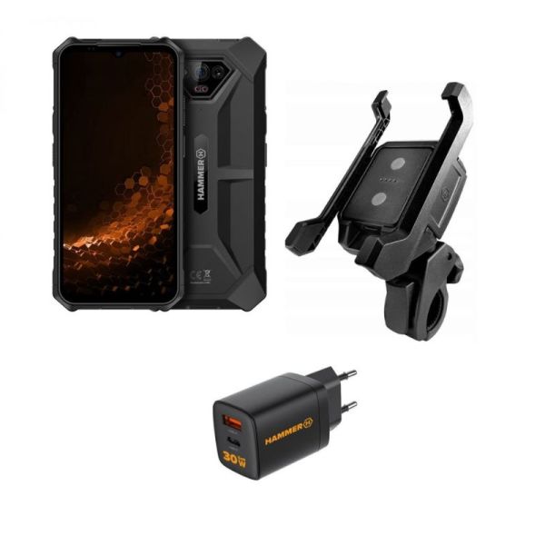 Hammer Iron V + Telefonhalter + Schnelllader