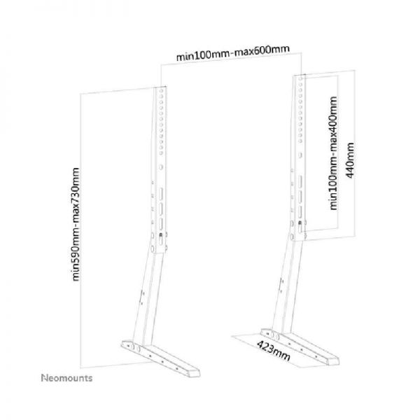 Neomounts Monitor-Tischhalterung FPMA-D1240BLACK