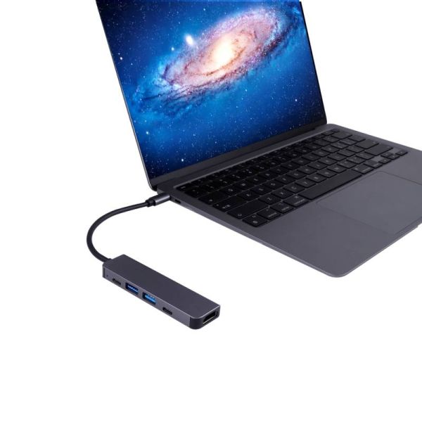 Cleyver USB C Hub mit 5 Anschlüssen