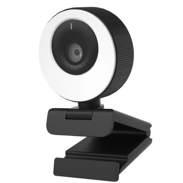 Cleyver Webcam HD mit Beleuchtungsring