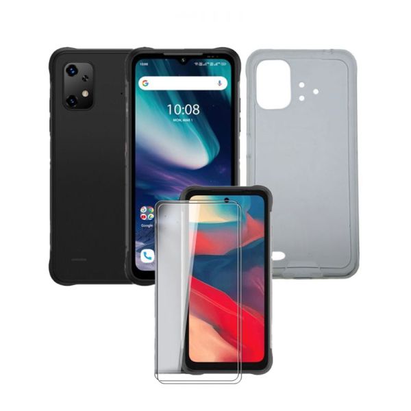 Cleyver XTREM 4G Lite + Hülle + Displayschutz aus gehärtetem Glas 