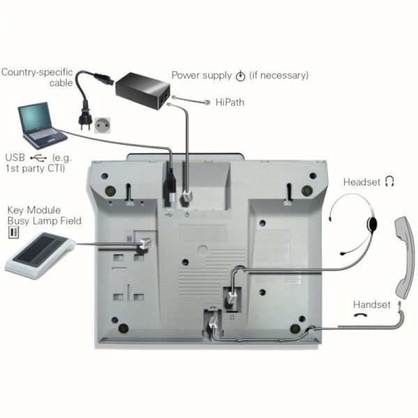 Unify Openstage 40 T - lava (generalüberholt)